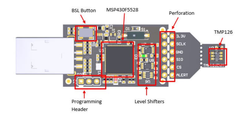Texas Instruments TMP126EVM Evaluation Module